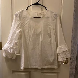 Long sleeve shirt with bell sleeves
